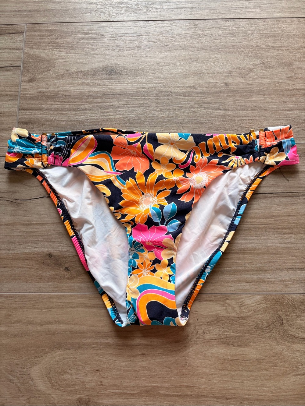 Sunshine 79 Tropical Floral Bikini Bottom Size 12 NWT